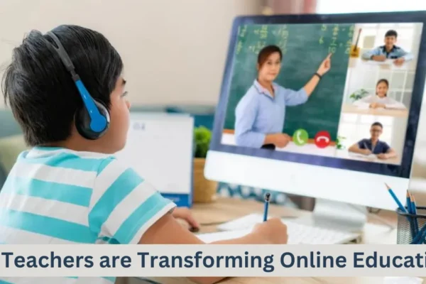 this image shown in YT Teachers are Transforming Online Education