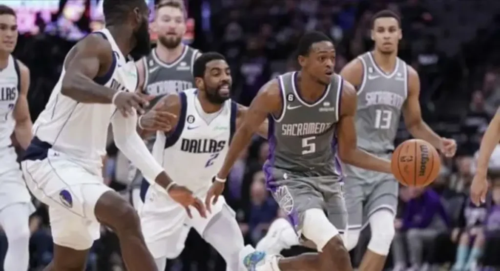 this image shown in Sacramento Kings vs Dallas Mavericks Match player