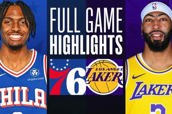 THIS IMAGE SHOWN IN Lakers vs 76ers Match Player Stats Game 2 (22 March,2024)