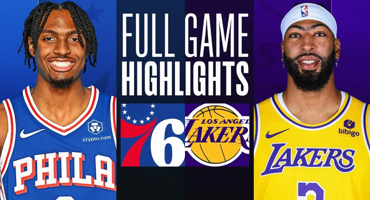 THIS IMAGE SHOWN IN Lakers vs 76ers Match Player Stats Game 2 (22 March,2024)